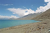  The intensely blue clear water of Pangong Tso - Ladakh 